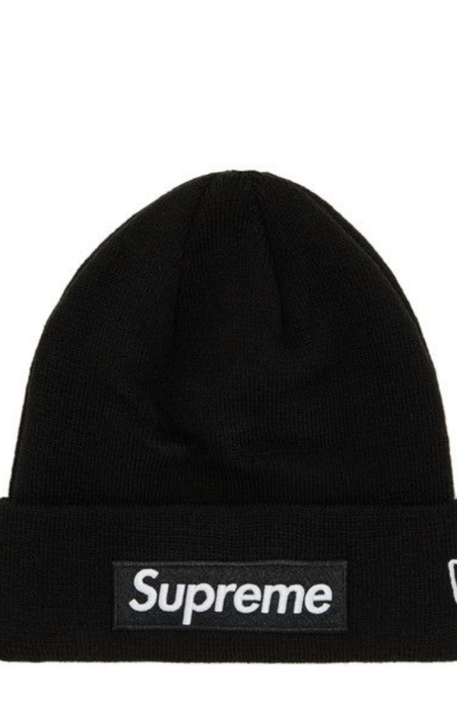 Supreme x New Era Box Logo Beanie 'Black