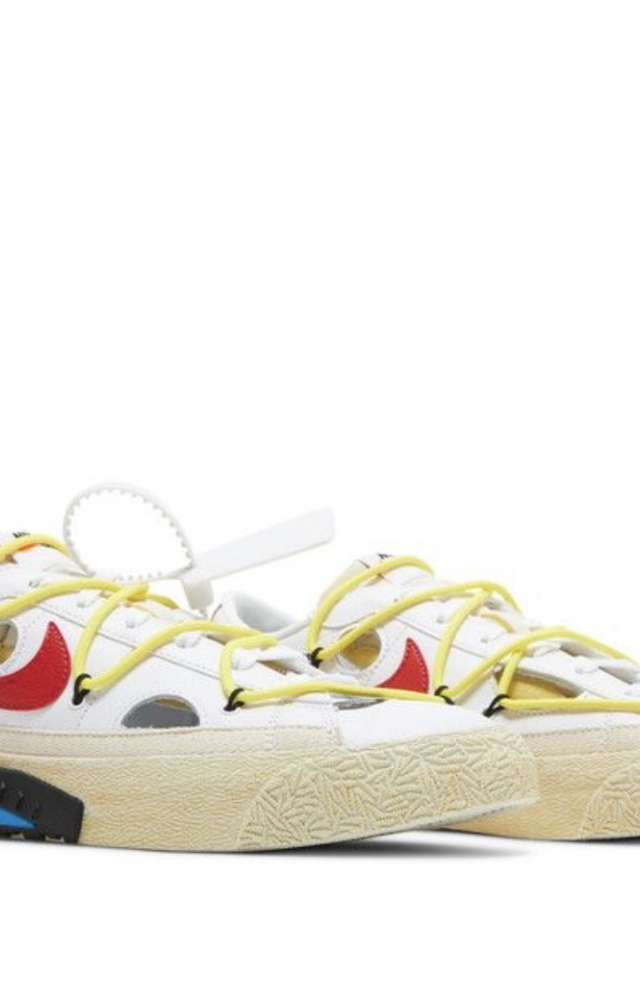Off-White x Nike Blazer Low "White University Red"